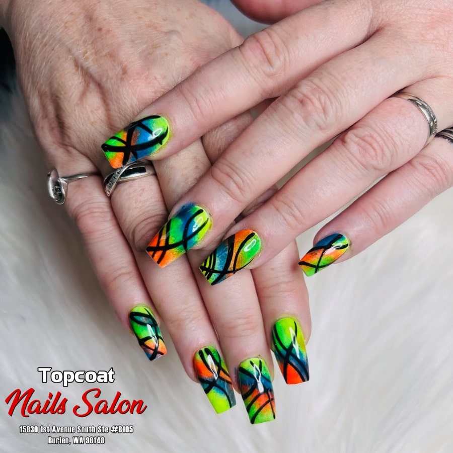 Beautiful Nails at Top Coat Nails Salon